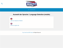 Tablet Screenshot of mach1kart.com